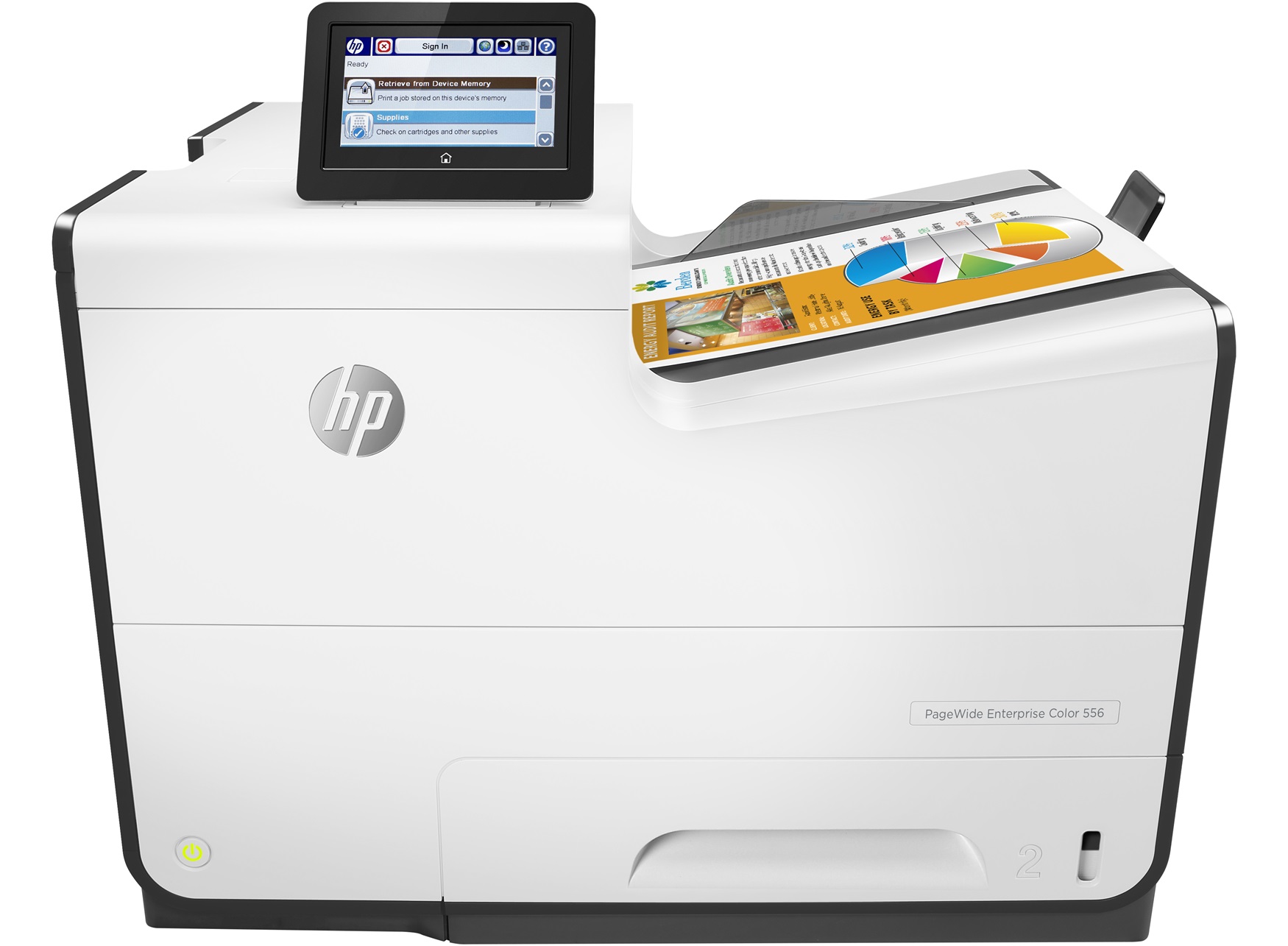 HP PageWide 556dn, imprimante